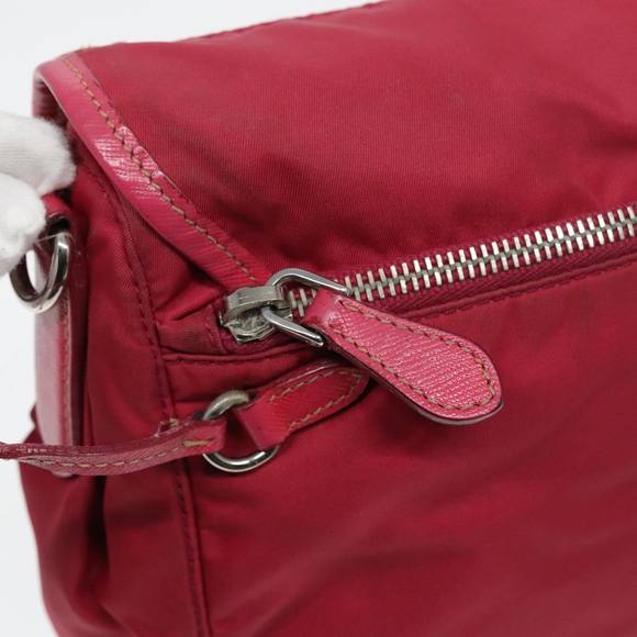 PRADA Shoulder Bag Nylon Pink Auth 94004 - Picture 9 of 16